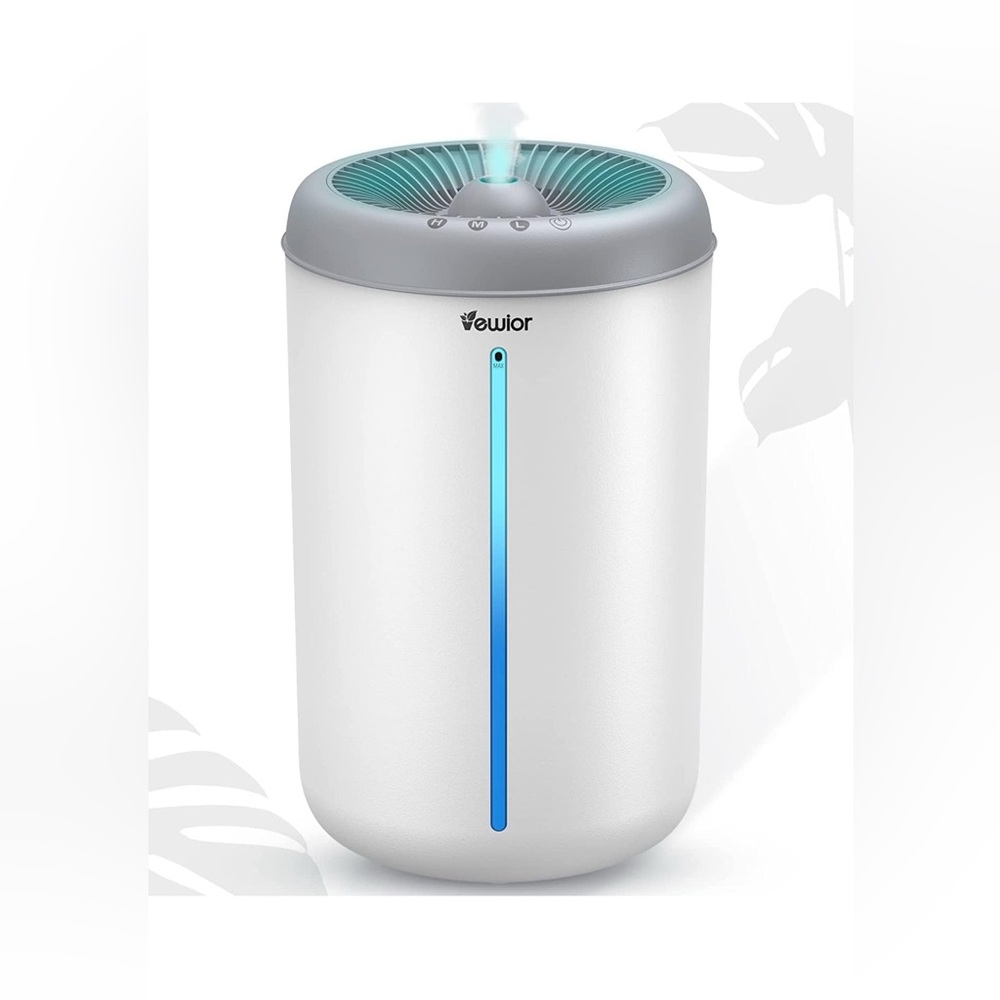 VEWIOR No Leaks Humidifiers for Bedroom, Upgrade 4.5L Cool Mist Humidifiers
